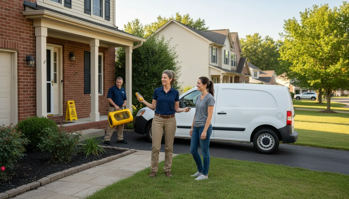 Residential water damage restoration in Crescent Valley, NV